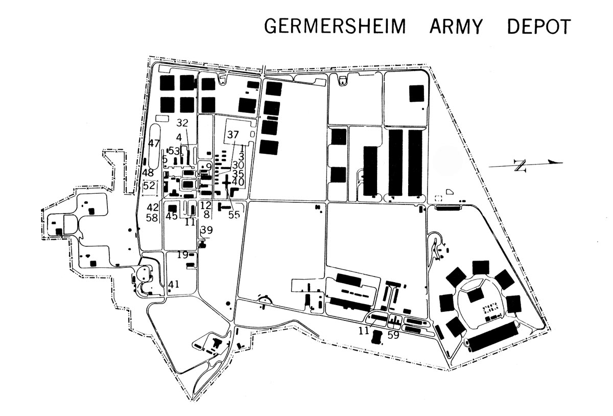 USAREUR Installation Maps - Smiley 1970s